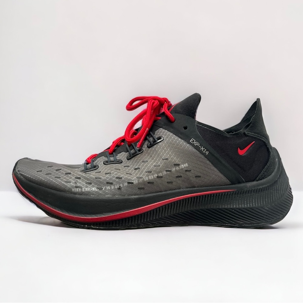 Nike EXP X14 Nike ID Custom Red Black Gray Workout Athletic Gym Sneakers Women 7